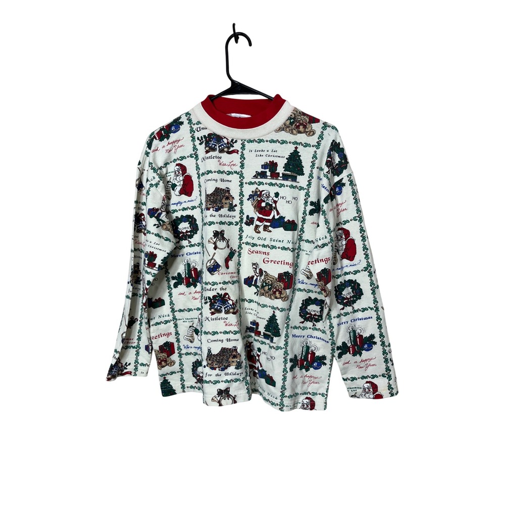 Vintage Nutcracker‎ Christmas All Over Print Long Sleeve Top Holiday